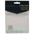 Tranquil Seas place cards, pack of 12