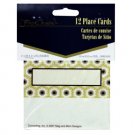 Deco placecards, pack of 12