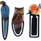 Assorted animal wooden bookmarks