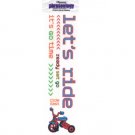 Let's Ride Creative Rub-On Transfer
