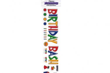 Birthday Bash Creative Rub-On Transfer
