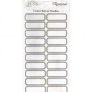Blank Rectangle Creative Rub-On Transfers