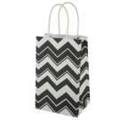 Small Chevron Print Paper Gift Bag