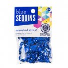 Round Blue Sequins