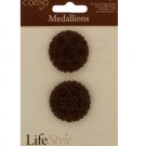 conso 2 piece resin rosette medallions