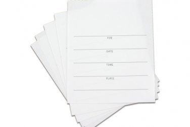 Mix and match party invitation inserts, basic