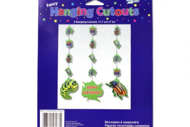 Bug theme dangling party cut-outs