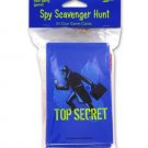 spy scavenger hunt game cards 24 glue game cards per pack
