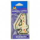 Numeric candle, #4