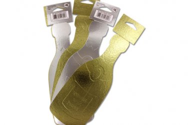 "Happy New Year" Champagne Bottle Cut-Out