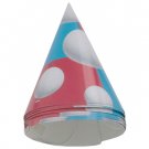 Volleyball party hats, 8 count