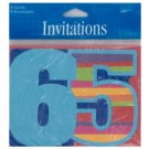 65th birthday invitations