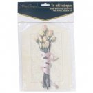 Floral bouquet tri-folding centerpiece
