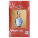 Holiday Fun penguin vests, pack of 2