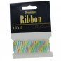 Pastel stripe decorative ribbon, 12'