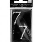 Bling Number 7 Rhinestone Monograms Stickers
