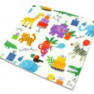 Animal print Happy Birthday flat wrapping paper