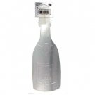 Silver Cutout Champagne Bottle Decoration
