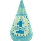 1st birthday party hats, Little Champ, pack of 8