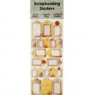 Antique Letters Decorative Tags Scrapbooking Stickers