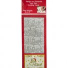 Christmas Stockings Silver Foil Stickers