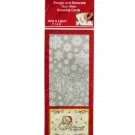 Snowflakes and Reindeer Silver Foil Stickers