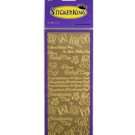 Baby Congratulations Gold Foil Stickers