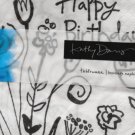 Mod Blooms Birthday Beverage Napkins