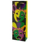 Small Collins Comedy Tragedy Bottle Gift Bag