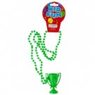 Green Trophy Party Necklace