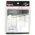 Insert your own wallpaper light switch plate