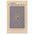 Lavender ribbed switch plate