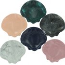 Shell-shaped soap dish, assorted colors