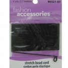 Black stretch cord, 4 yards