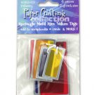 Metal Rim Rectangular Vellum Tags
