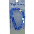 Blue Glass Square Beads