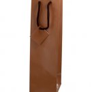 bottle gift bag brown