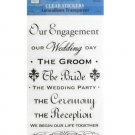 Wedding Clear Stickers