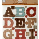 Timeless Monogram Alphabet Cardstock Stickers