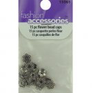Flower bead caps