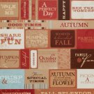Fall Splendor Cardstock Stickers