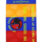 spy school certificates 12 pack