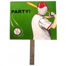 baseball photo yard sign