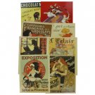 French Poster Art Prints Set