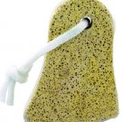 yellow foot shaped pumice