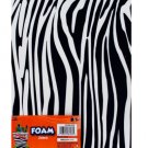 Zebra Print Foam Craft Sheet