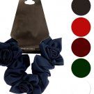 Mini Twisted Ruffle Bow Accents Hair Twister