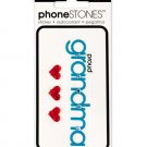 Proud Grandma Phone Stones Sticker