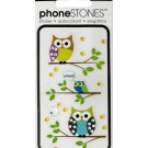 Owl Phone Stones Stickers
