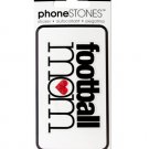 Football Mom Phone Stones Sticker